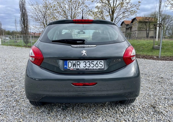 Peugeot 208 cena 29990 przebieg: 161000, rok produkcji 2013 z Szczytno małe 379